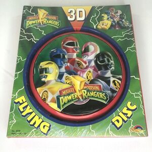 Vintage 1994 Power Rangers 3D Flying Disc Spectra Star 9" Toy Collectible Decor‎